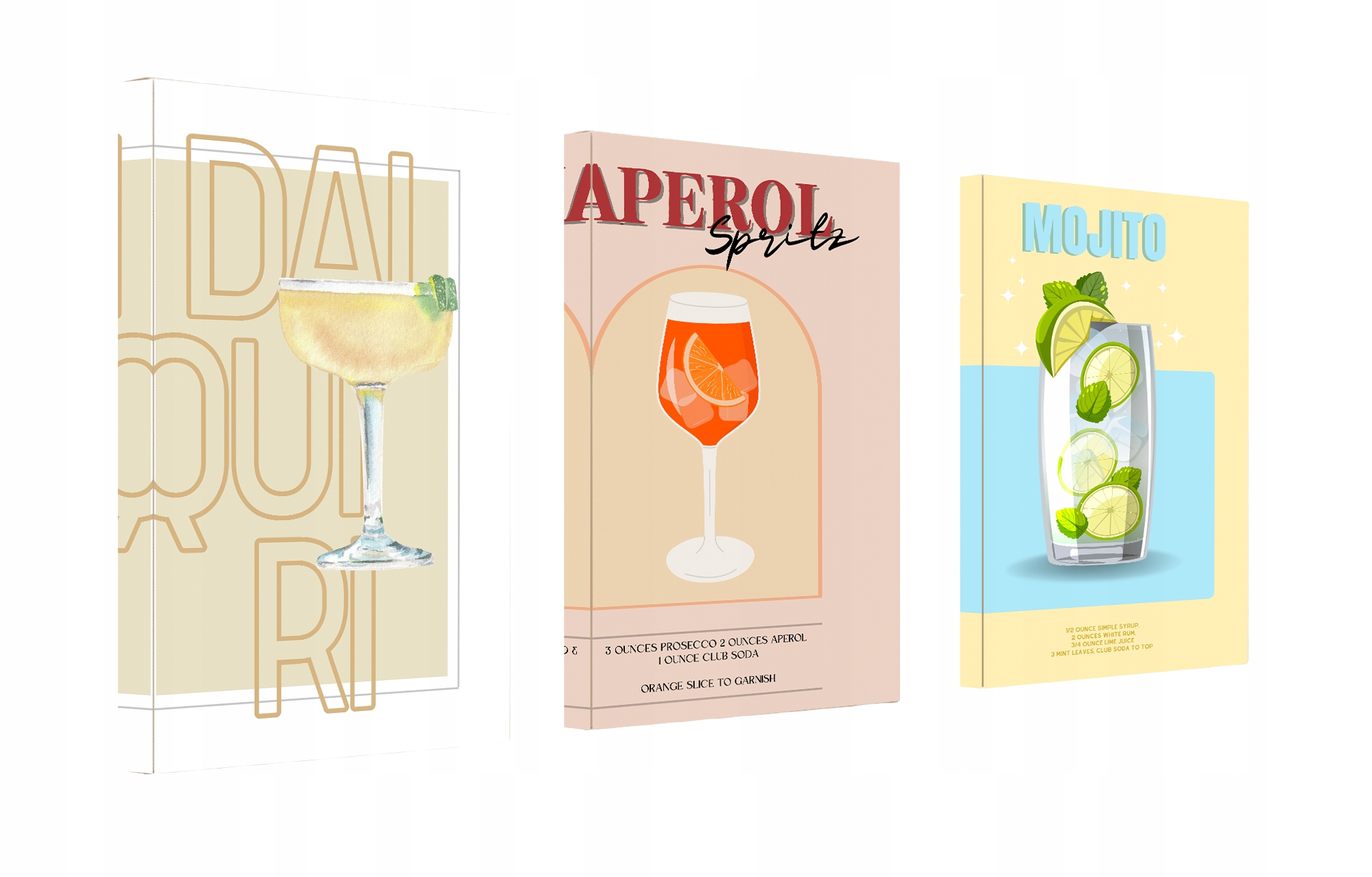 Obraz Do Obývacího Pokoje, Ložnice Na Plátně Triptych S Alkoholy 120x60