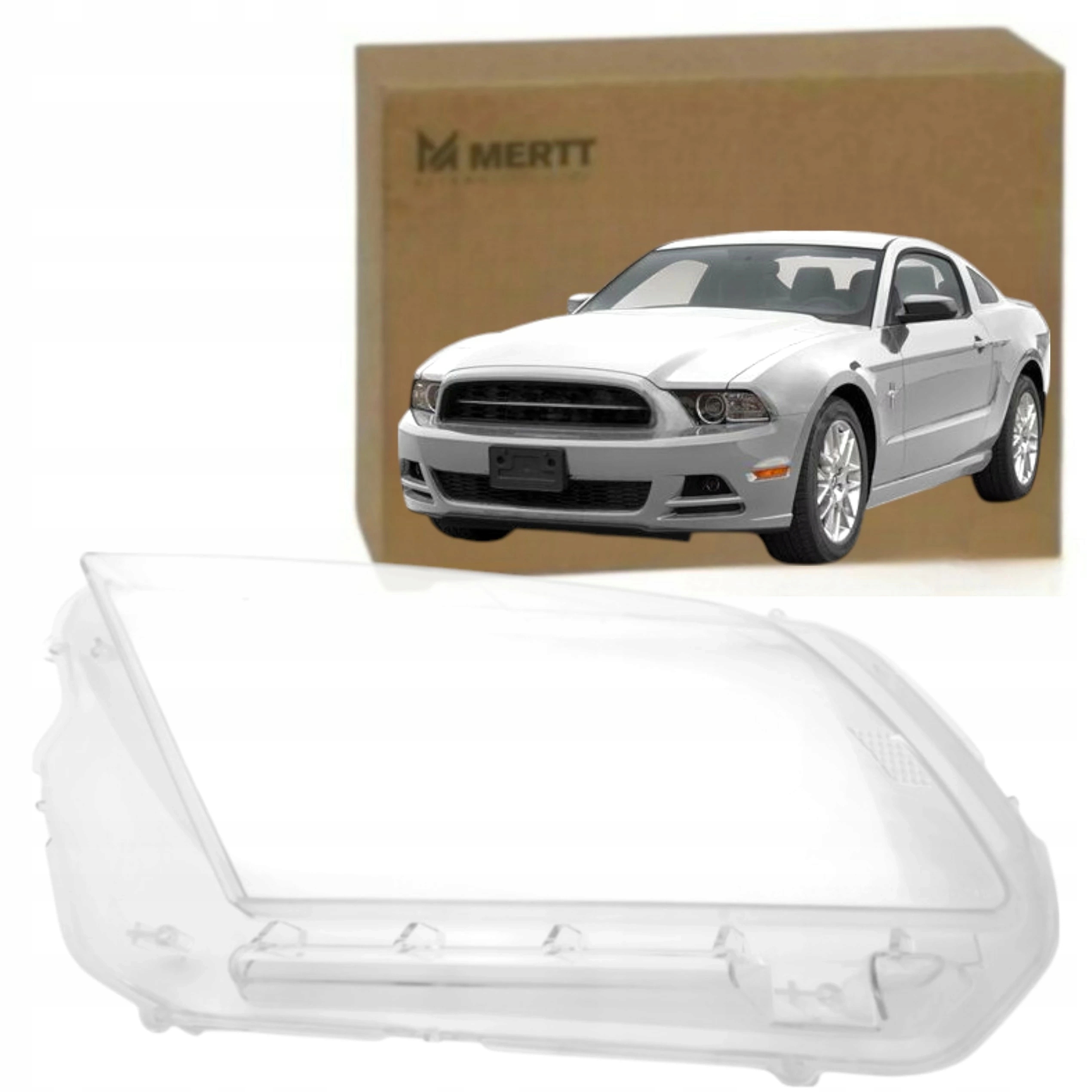 Klosz Levá sklo světlometu lampa Ford Mustang V 2012-2014