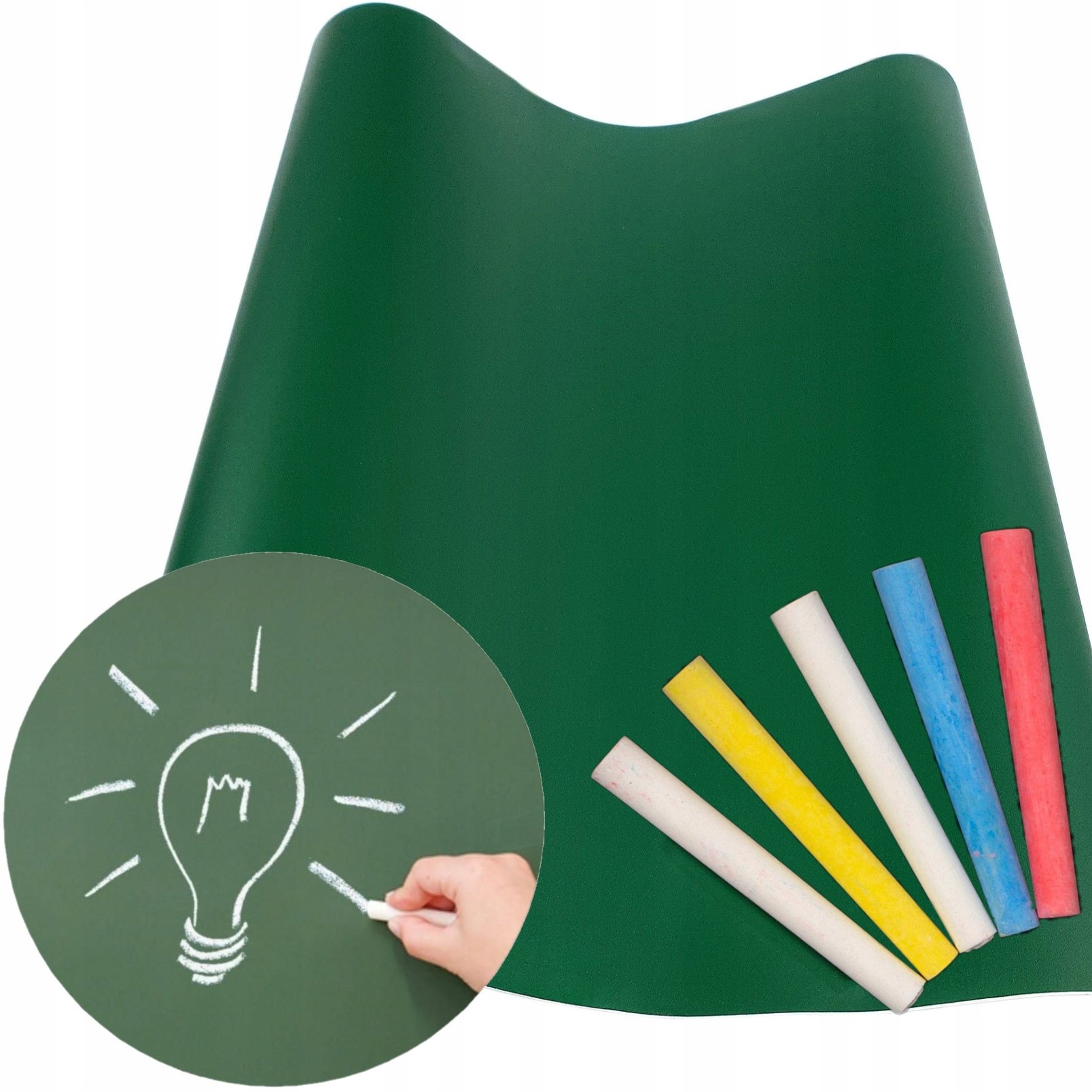 TABLICA KREDOWA SAMOPRZYLEPNA DUŻA XXL + 5x KREDA