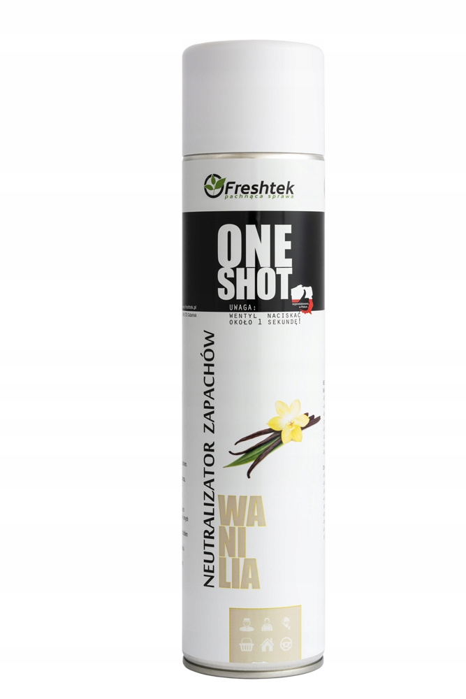 

Odświeżacz neutralizator One Shot Wanilia 600ml