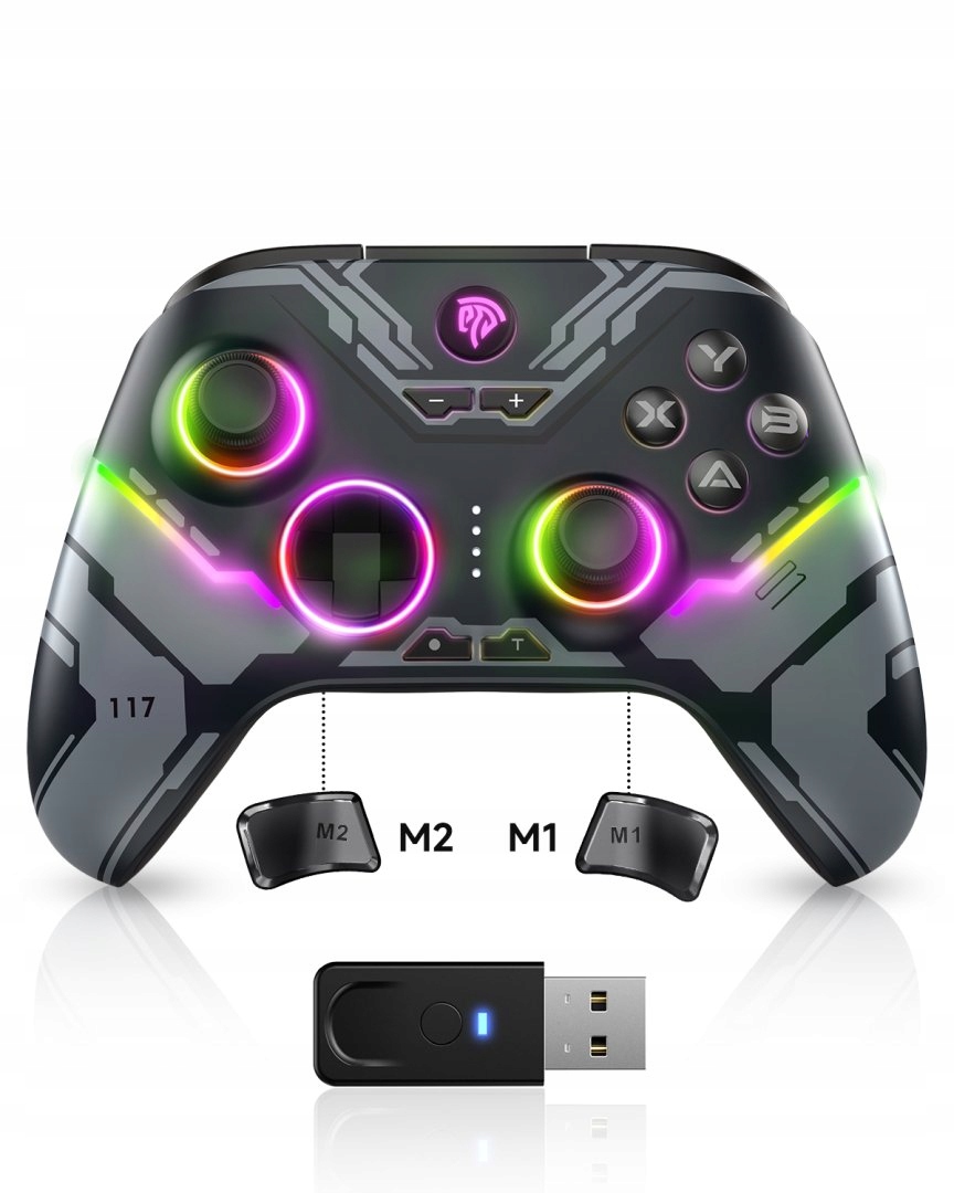 EasySMX X15 Gamepad pro Switch Pc Android iOS Hall Effect Rgb