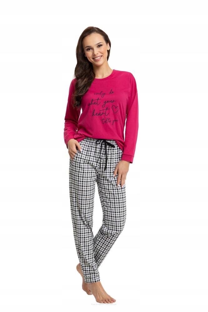 Dámské Pyžamo Luna 630/XXXL Růžové 3XL