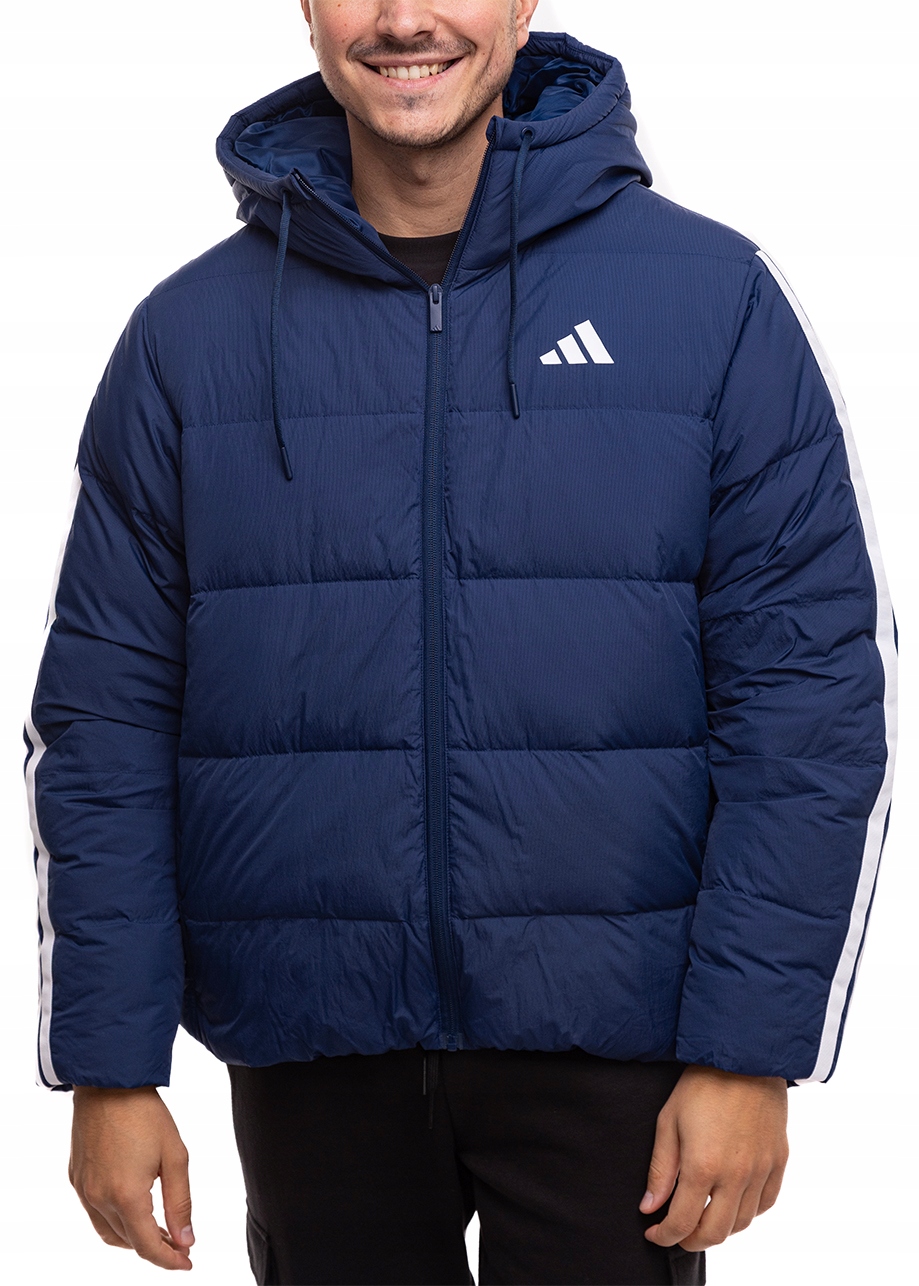 Zimní Bunda Pánská adidas s kapucí Péřová Teplá Climawarm vel XL