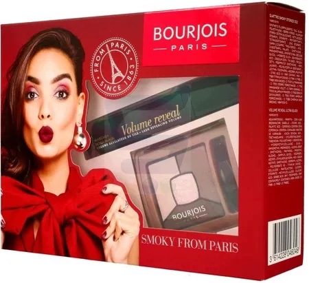 Bourjois Smoky From Paris tusz do rzęs+ Smoky Cienie do powiek nr 002