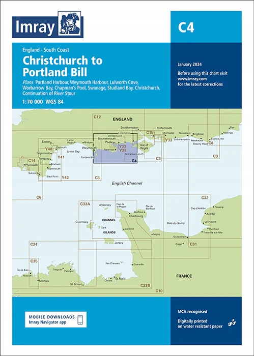 Imray C4: Christchurch to Portland Bill