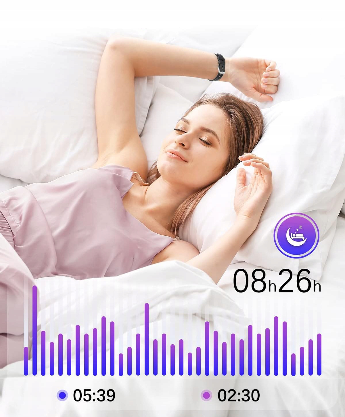 LYNN2 Smartwatch 1,47" Tracker Tętno Saturacja Sen Android iOS IP68 CZARNY Stan opakowania oryginalne