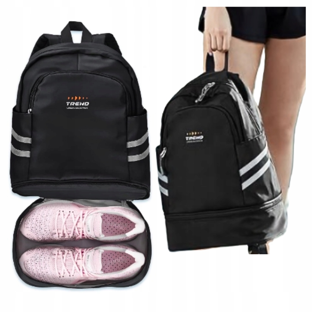 Lecak Sportowy Podróżny Z Przegrodą Na Buty Wodoodporny Lekki