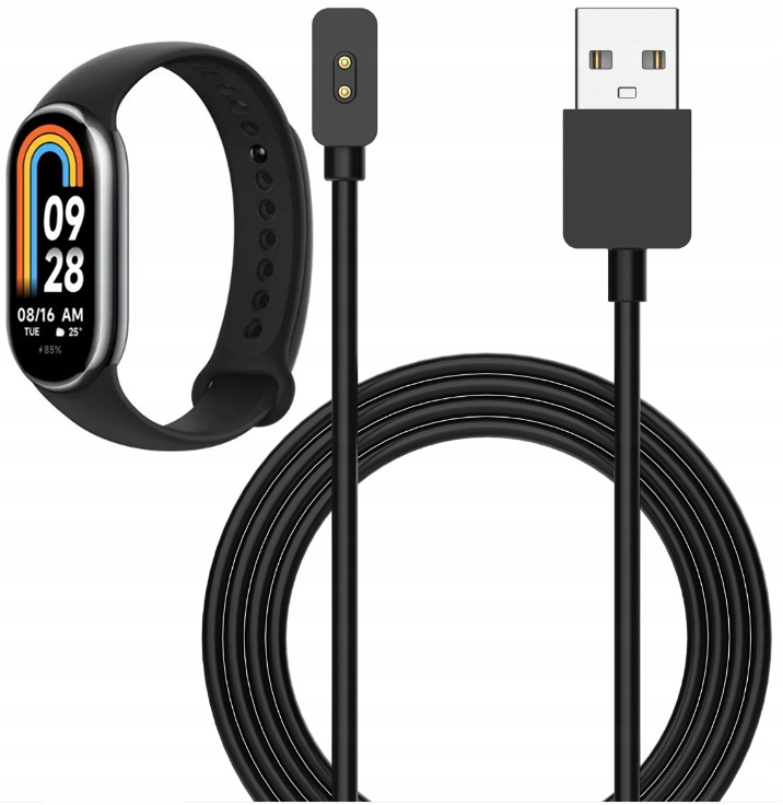 Ładowarka Kabel Magnetyczny Usb Do Xiaomi Smart MI Band 8/9/10 1M /100CM
