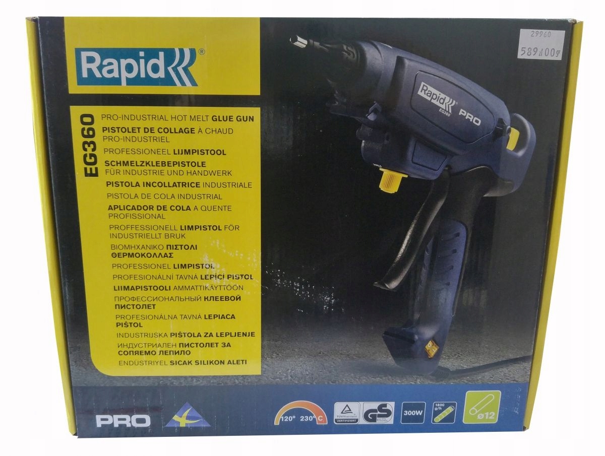 Pistolet do kleju na gorąco RAPID PRO EG360 Marka Rapid