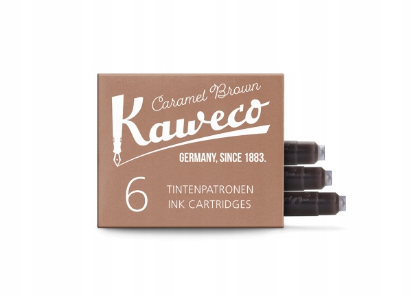 

Naboje do piór Kaweco brązowe 6 sztuk