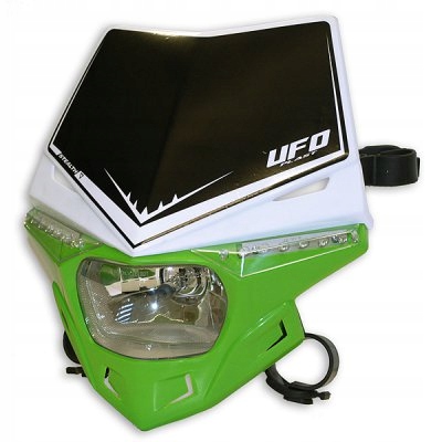 Ufo Lampa Bicolor Stealth, Homologovaná Led, Farba Zelená