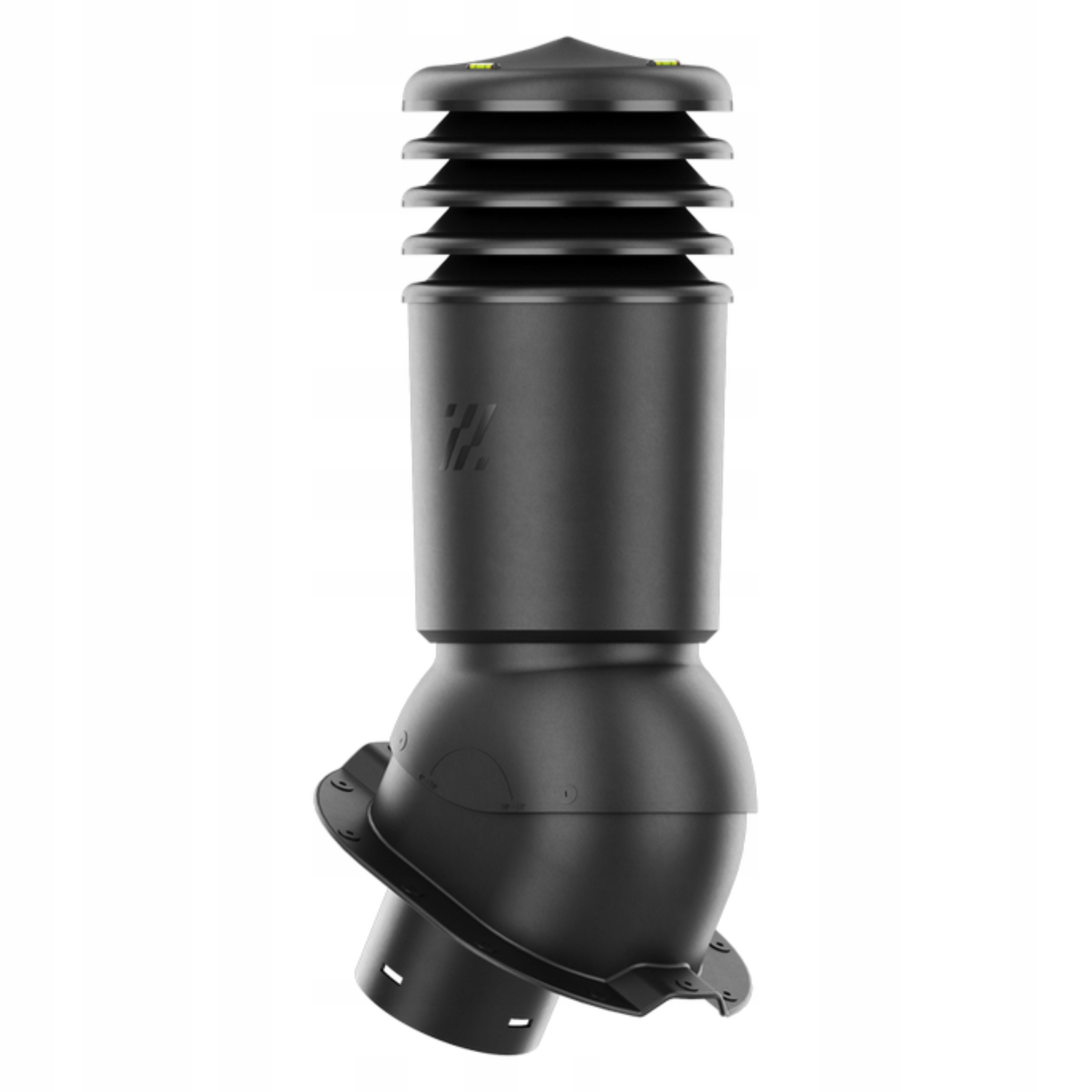 větrací komín Izolovaný HiVent fi150 plech Budmat Taira Černý 9005