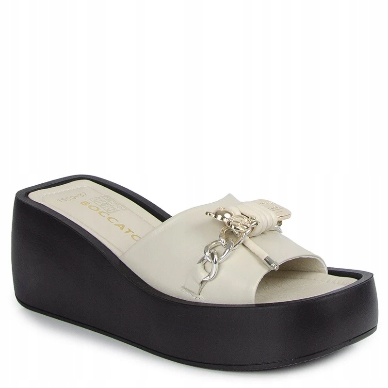 Boccato 362.1550 Kožené Nazouváky S Ozdobou Béžové 40