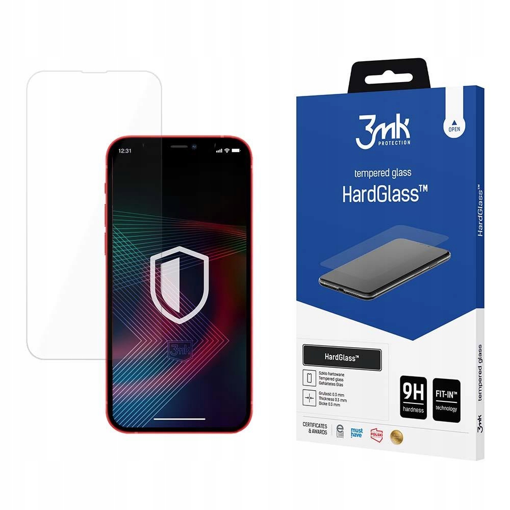 3MK Hardglass Szkło Hartowane Wytrzymałe Na Ekran Do Iphone 13 Pro MAX/14+