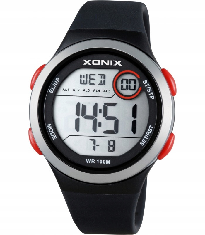 Hodinky Xonix Dao sportovní, barevné, čitelné pro dítě jako dárek