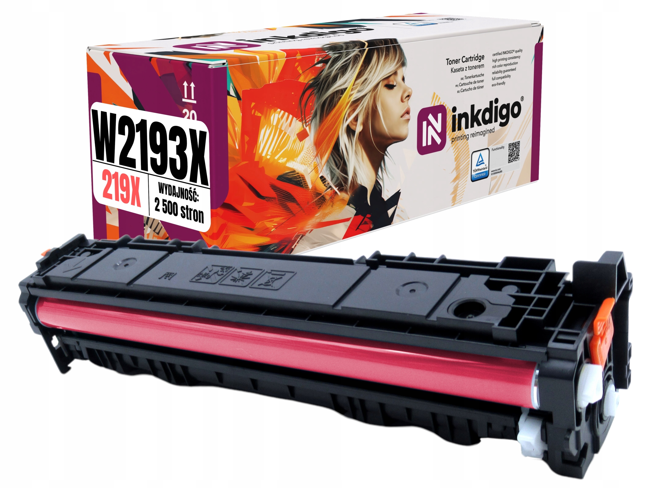 Červený Toner Pro Hp Color Laserjet Pro 3302sdw 3202dn Náhrada W2193X