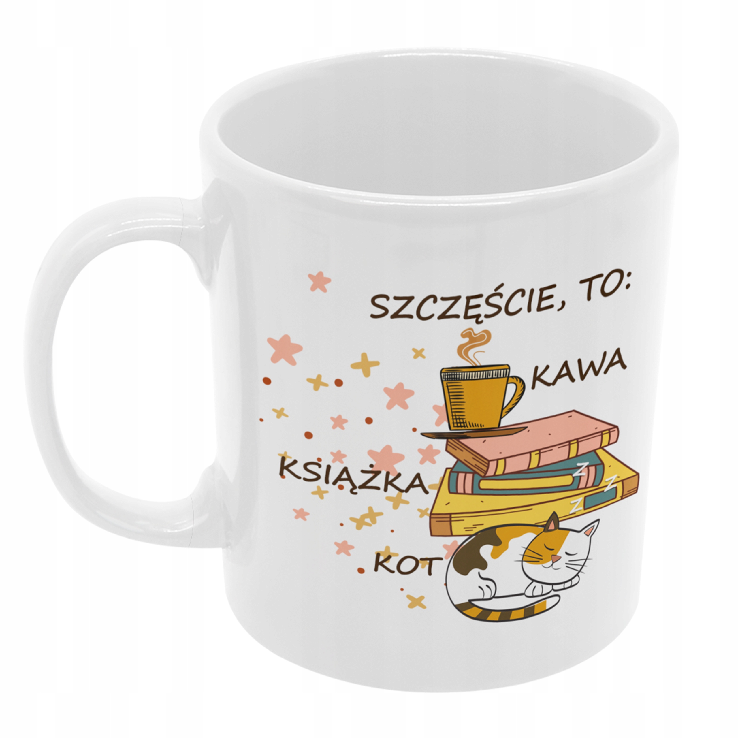 

Kubek Z Kotem kotek śmieszny Mem Memy o kotach kot