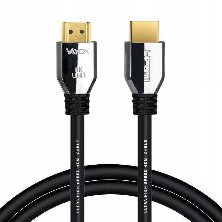 

Kabel Hdmi Hdmi 2.1 8K 60Hz 4K 3D Uhd 3M Vayox