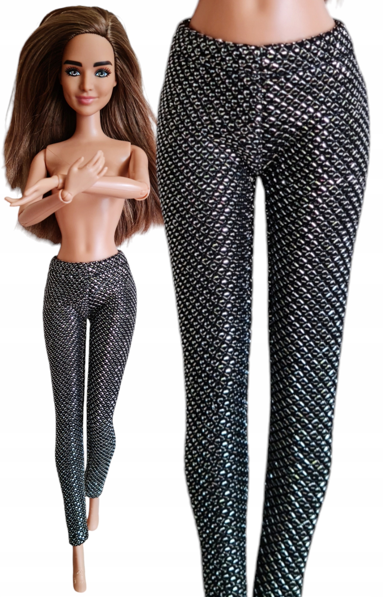 Ubranka dla lalek - Getry błyszczące