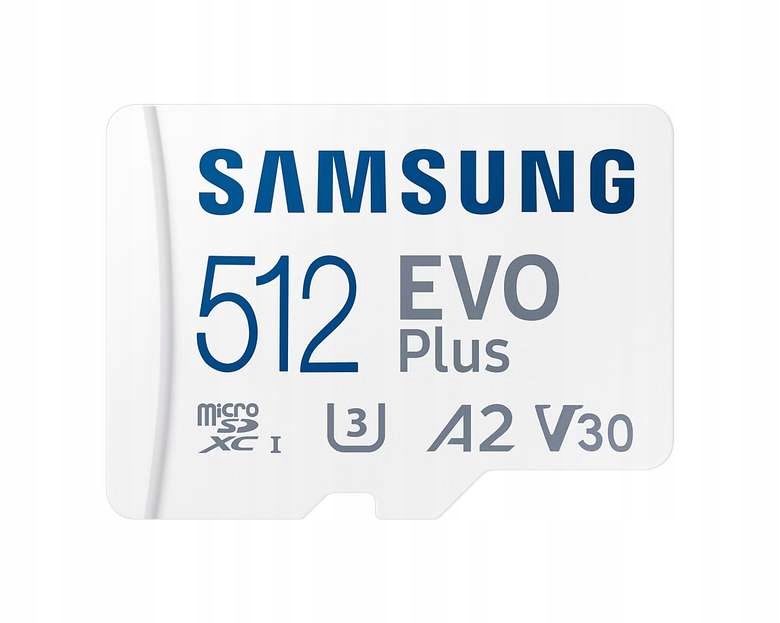 KARTA PAMIĘCI MicroSDXC 512GB SAMSUNG EVO Plus