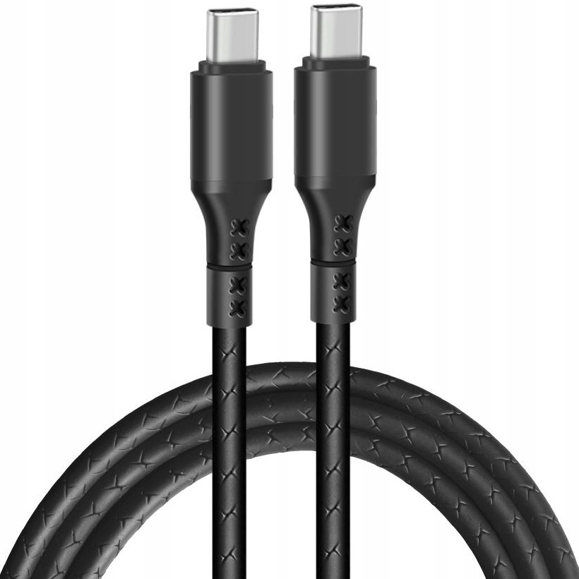 

Kabel Usb-c Usb-c czarny 30cm 65W 480Mbps Krótki