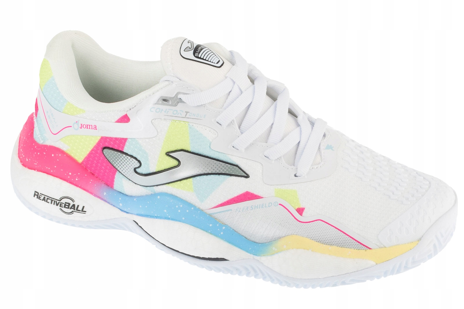 Joma Smash Lady 2532 [40,5] Dámské boty do padlí Síťovina Bílá