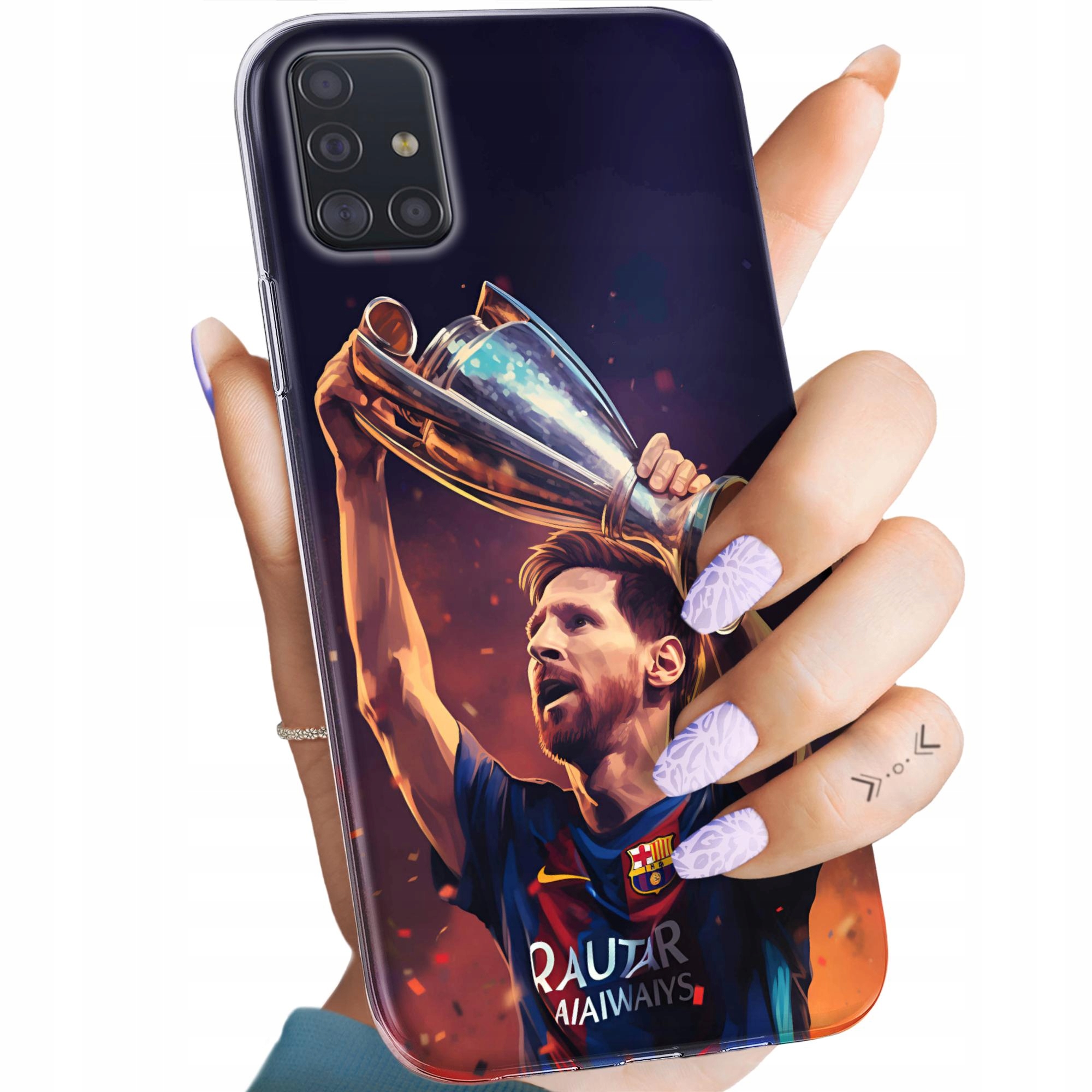 Etui Do Samsung Galaxy A51 Piłka Nożna Z Piłkarzami Kluby Piłkarskie