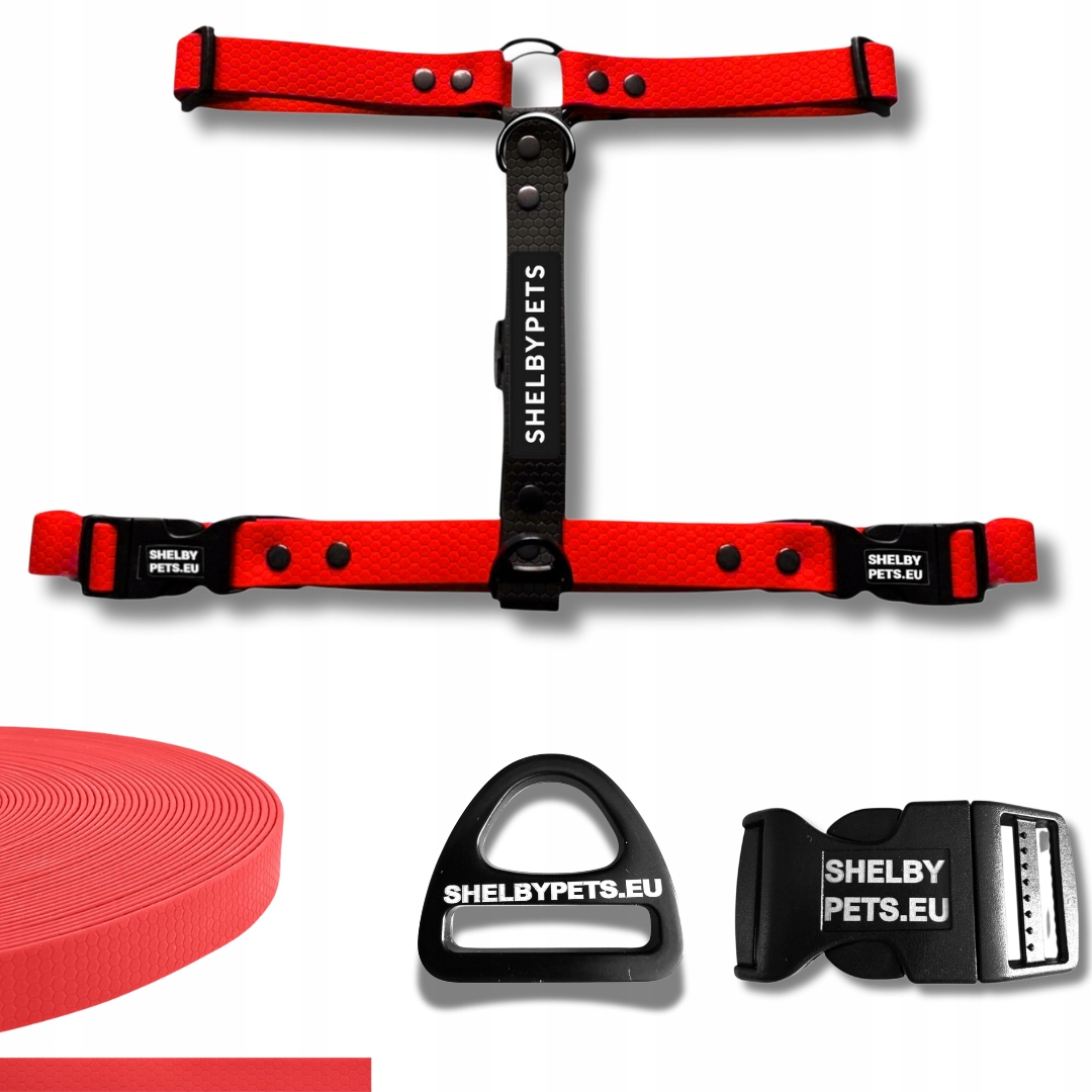 Levně Postroj guard biothane voděodolný pro psa nastavitelný Pvc silný premium