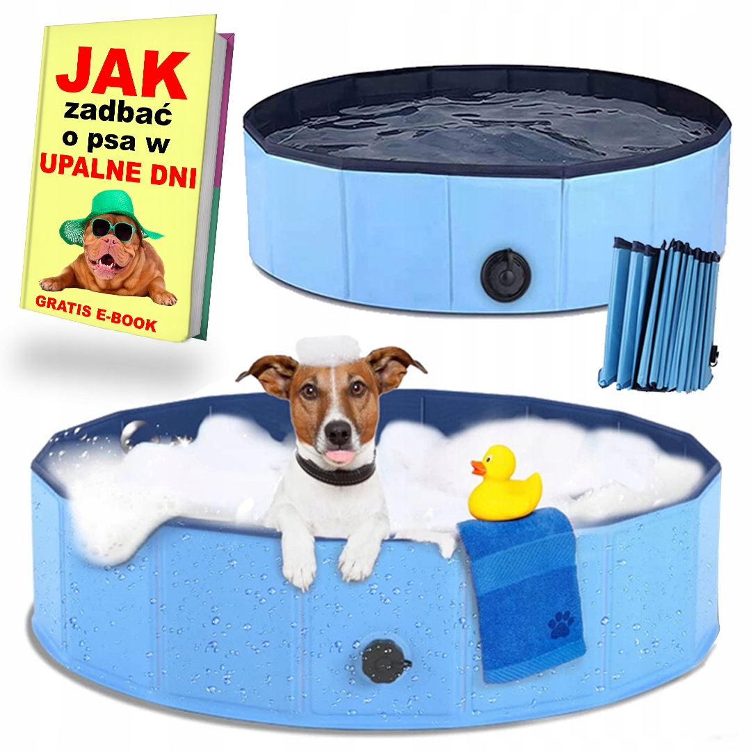BASEN DLA PSA PSÓW KĄPIELI MOCNY DUŻY OGRODOWY XXL