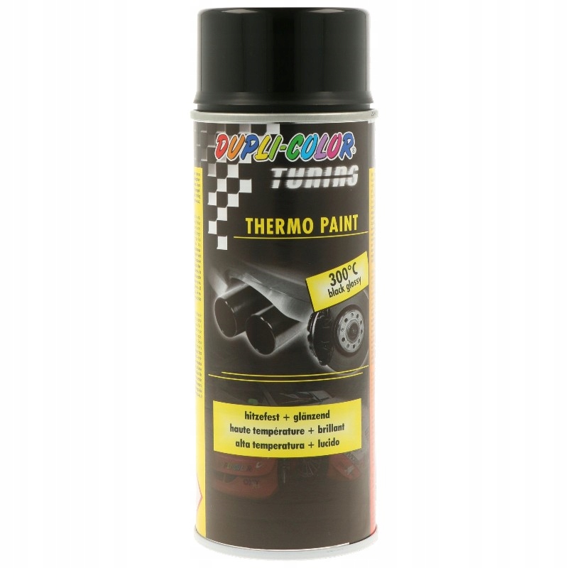Dupli Color Lakier Żaroodporny Czarny Połysk 300°C Spray 400ML