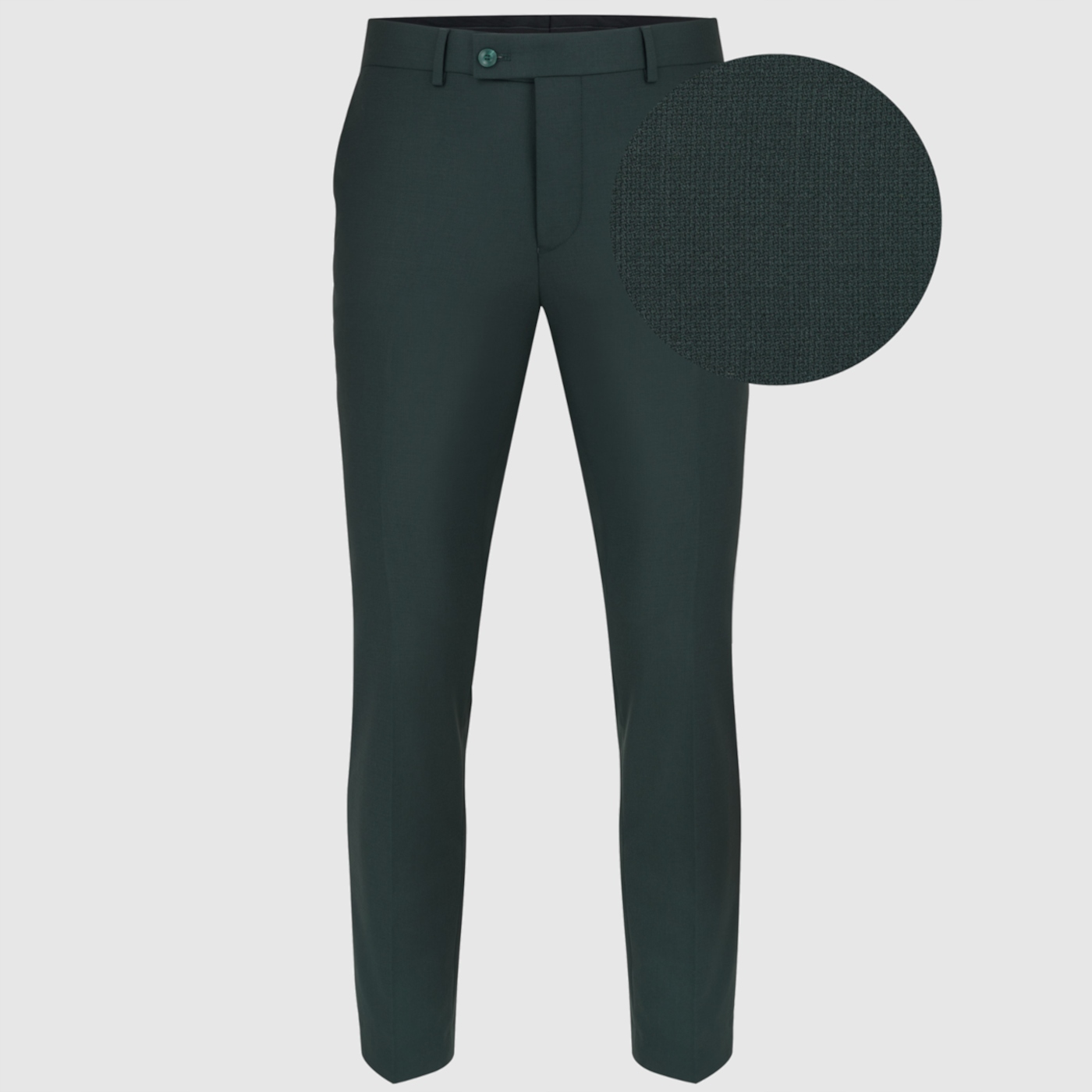 Zelené oblekové kalhoty Slim Fit Pako Lorente 176/80