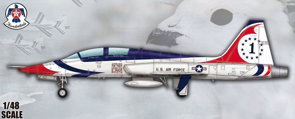 Americký T-38A Talon-Thunderbird Trumpeter 05809 v měřítku 1/48