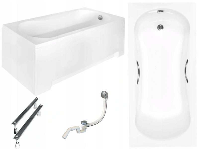 

Besco Aria Plus Wanna Akrylowa 140x70 + Obudowa