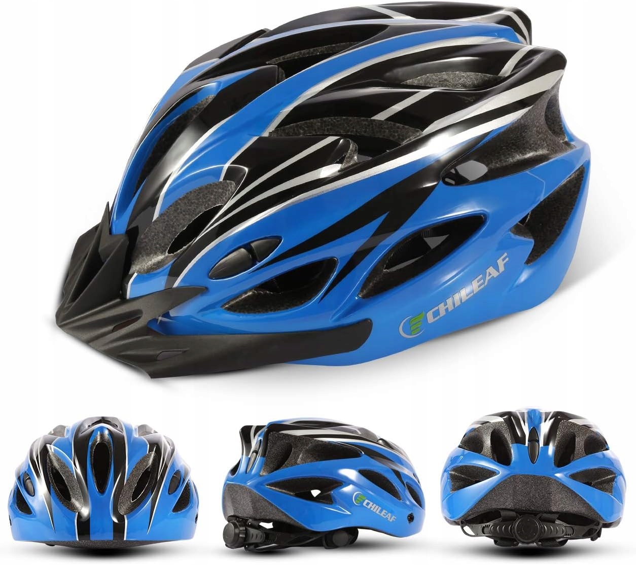 KASK OCHRONNY ROWEROWY REGULOWANY Z OTWORAMI NIEBIESKI Kod producenta RTFGGFVDERF45332