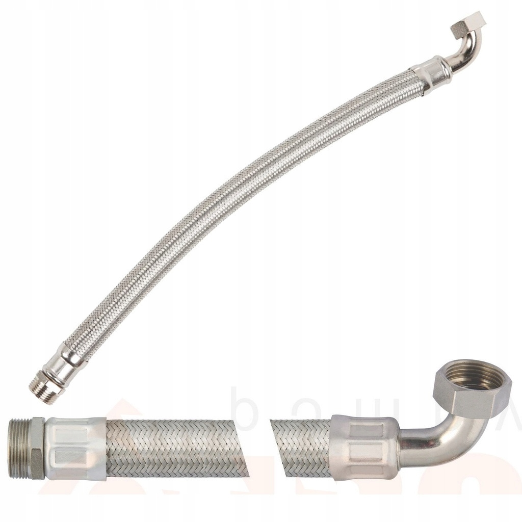 

Wąż Antywibracyjny 50CM Kolano Do Hydroforu Ibo
