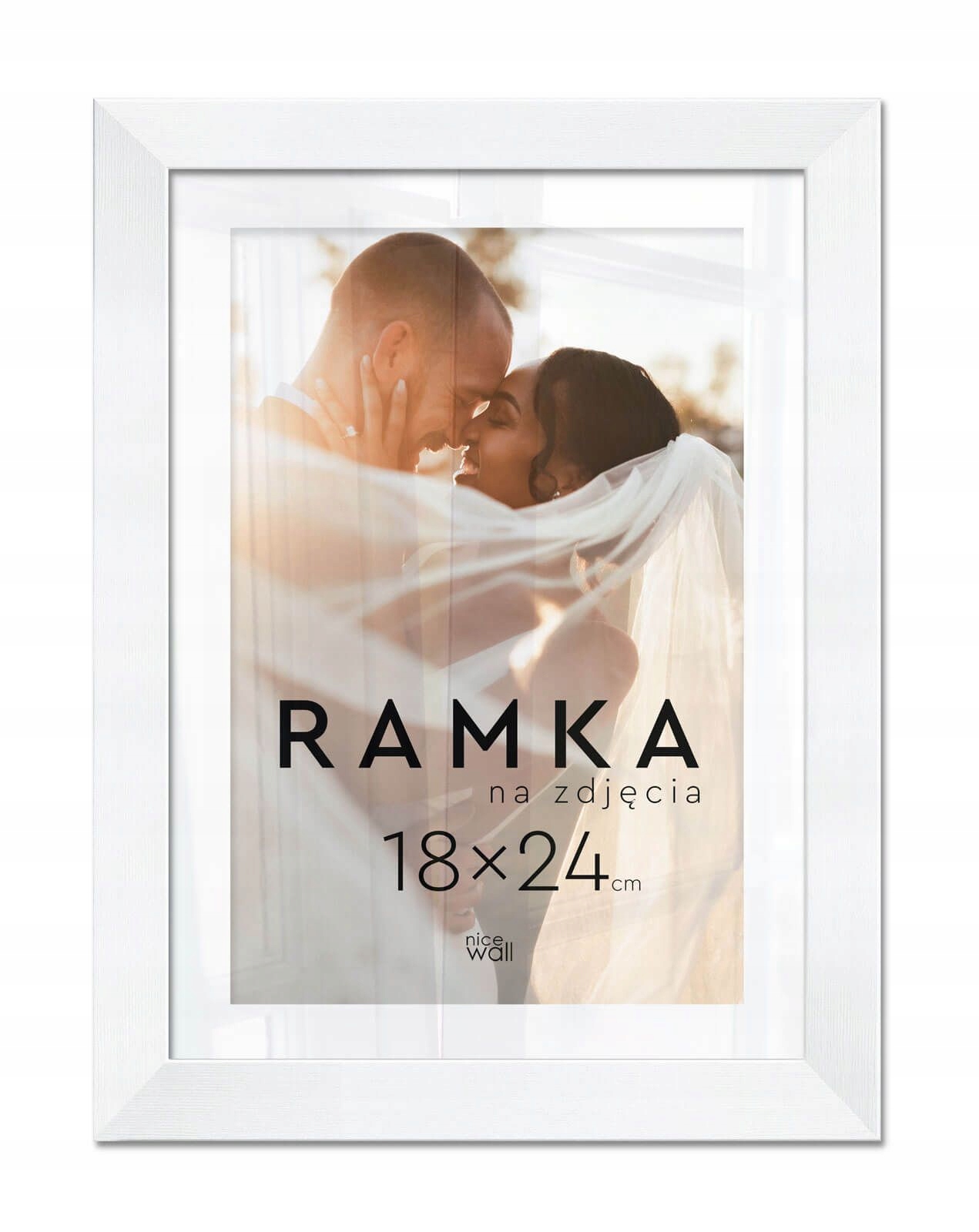 

Ramka na zdjęcia 18x24 cm Biała