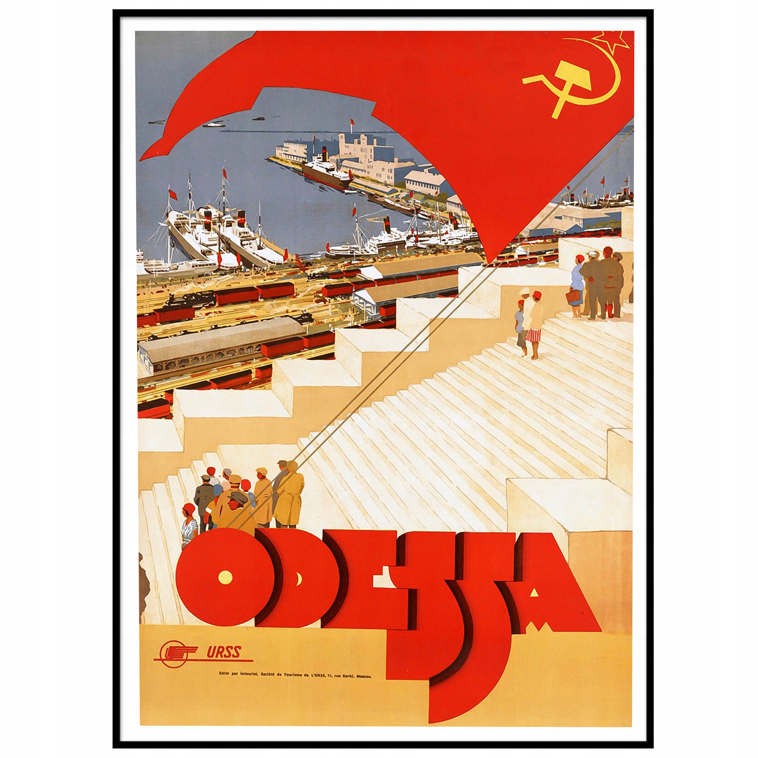 

Plakat Miasto Odessa Ukraina Vintage 50x70