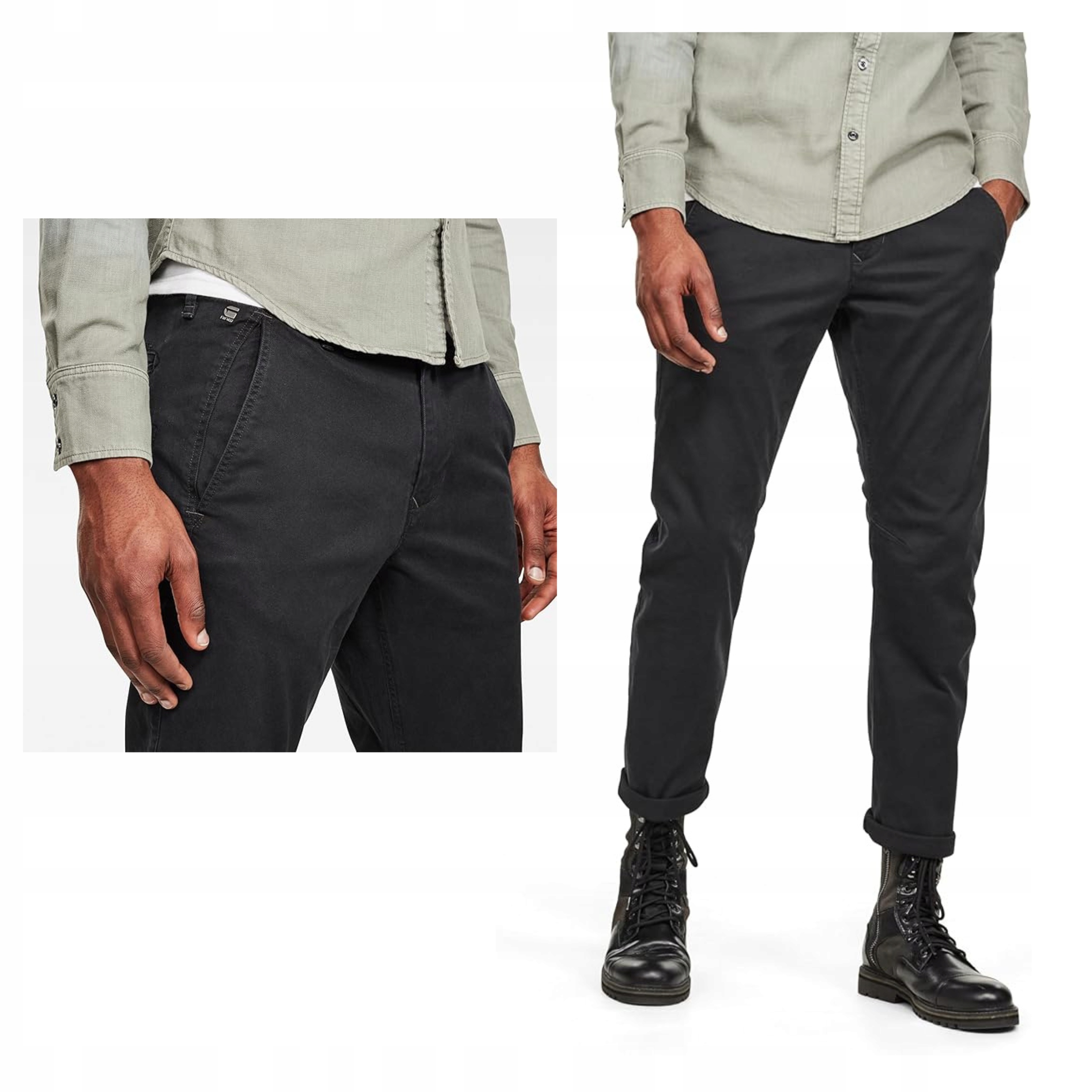 G-star Pánské Bavlněné Kalhoty Raw Vetar Slim Chino – Chinos Premium 29/32