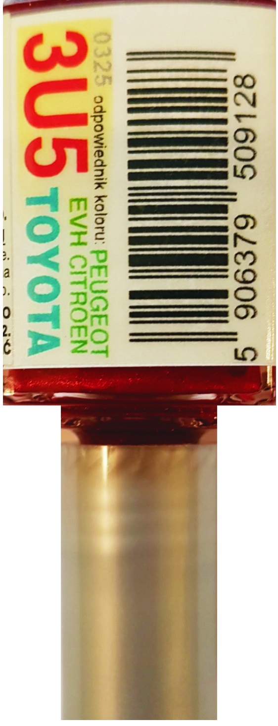 Citroen Peugeot Evh Rouge Elixir Lakier Samochodowy Zaprawka Do Rys 10 ML