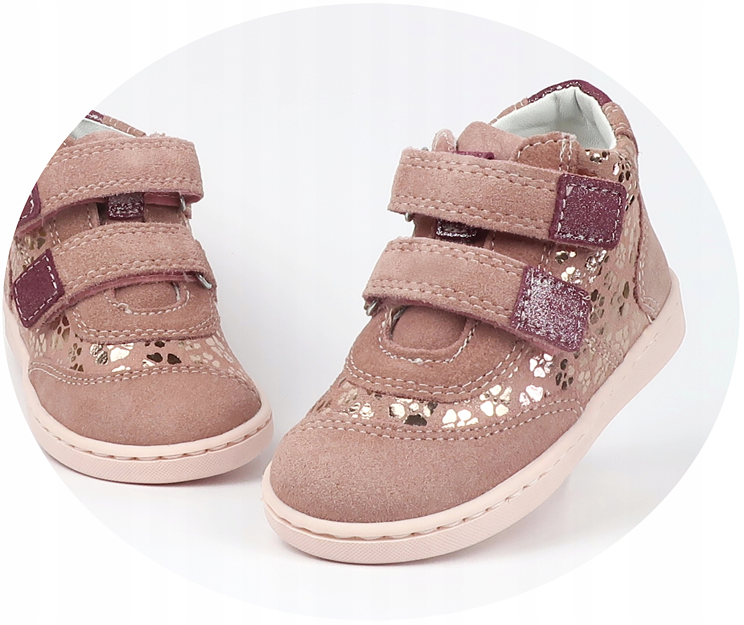 RENBUT DZIECIĘCE PÓŁBUTY TRZEWIKI SKÓRZANE 25 Marka Ren But