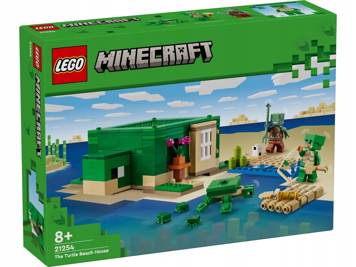 LEGO Minecraft, 21254 Domek na plaży żółwi