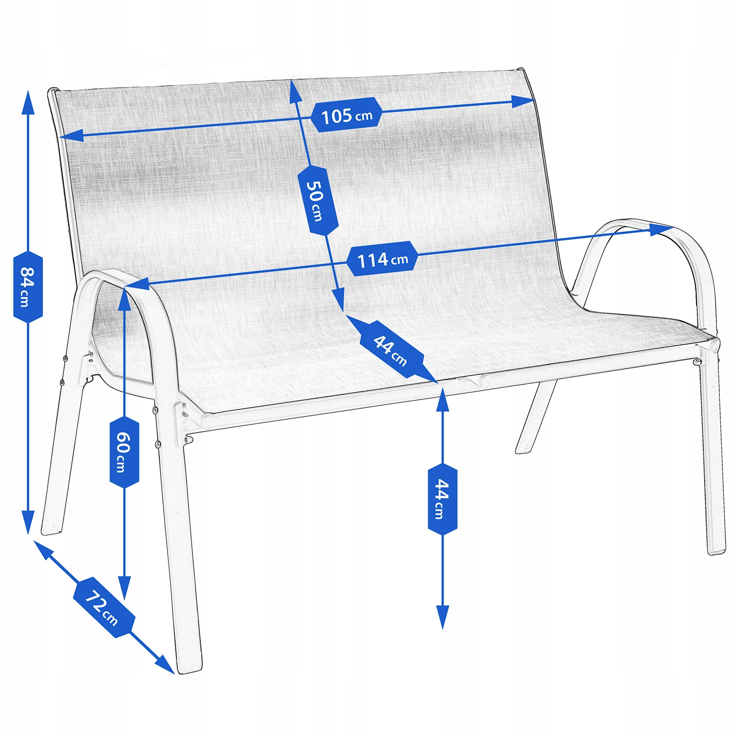 MEBLE OGRODOWE taras zestaw komplet stół krzesł, , OM-967984.5900410967984, Linia FIESTA