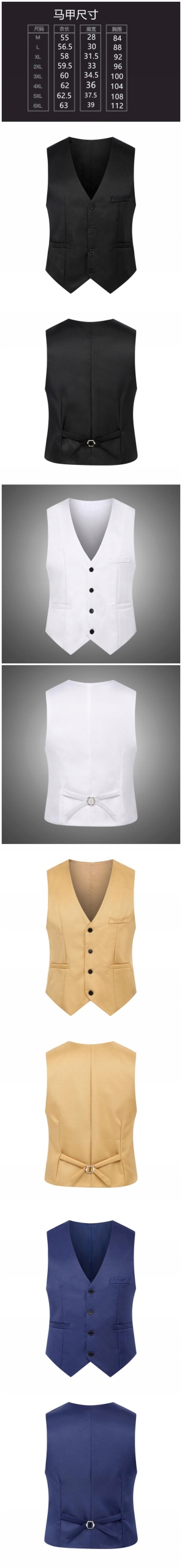 2021 Vest Men Spring Autumn Men's Slim Dress Busin Linia regular