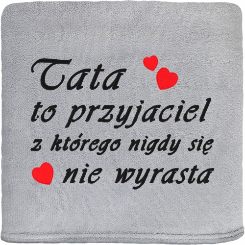 

Duży Koc Dzień Taty Haft 140X200