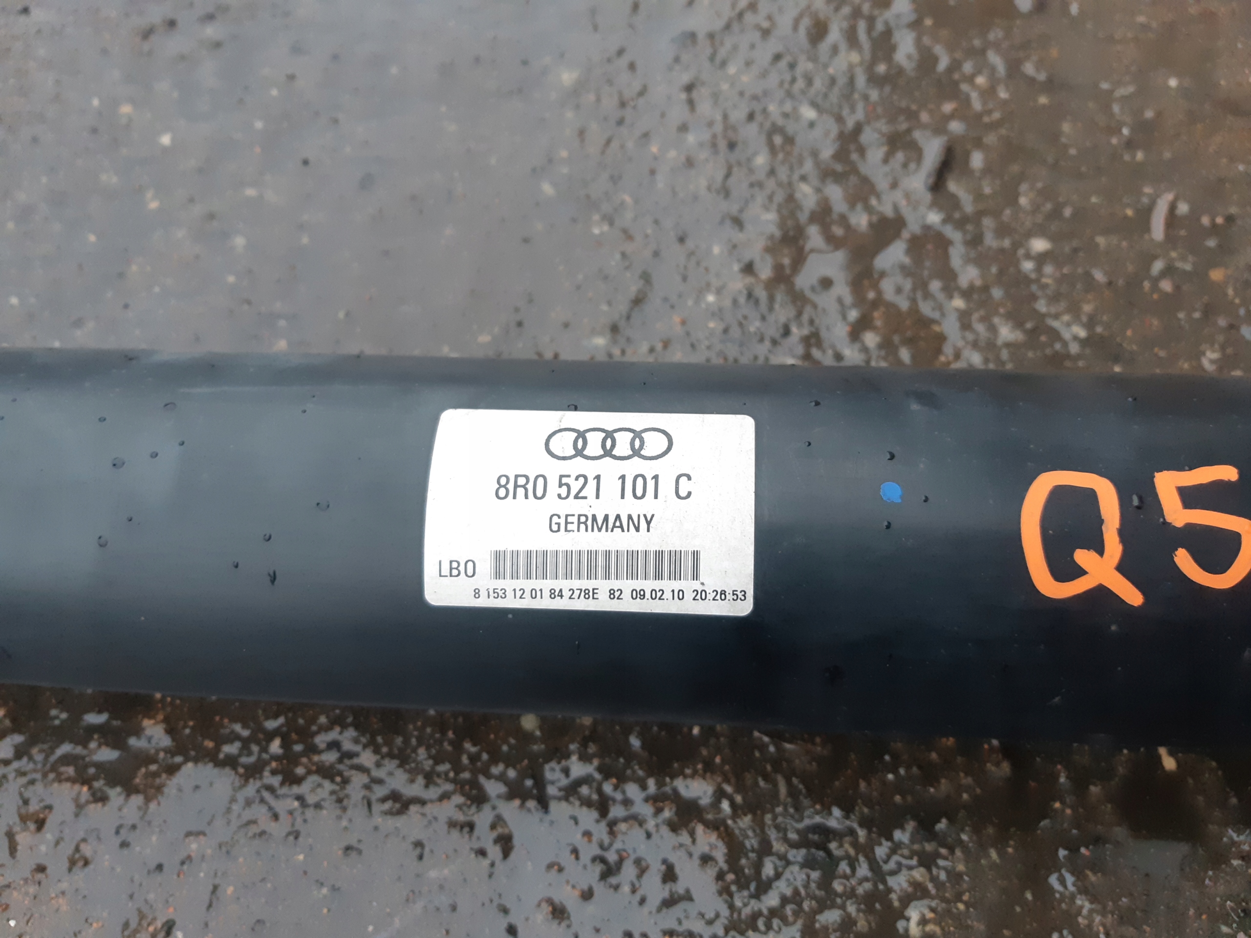 AUDI Q5 8R 3.2 FSI cardan 8R0521101C