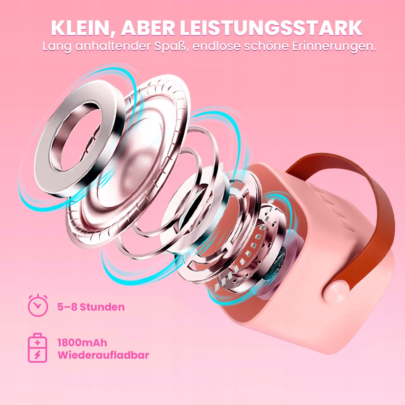 Wowstar Karaoke Zestaw Dla Dzieci Z Mikrofonami Bluetooth Głośnik — miniatura 5