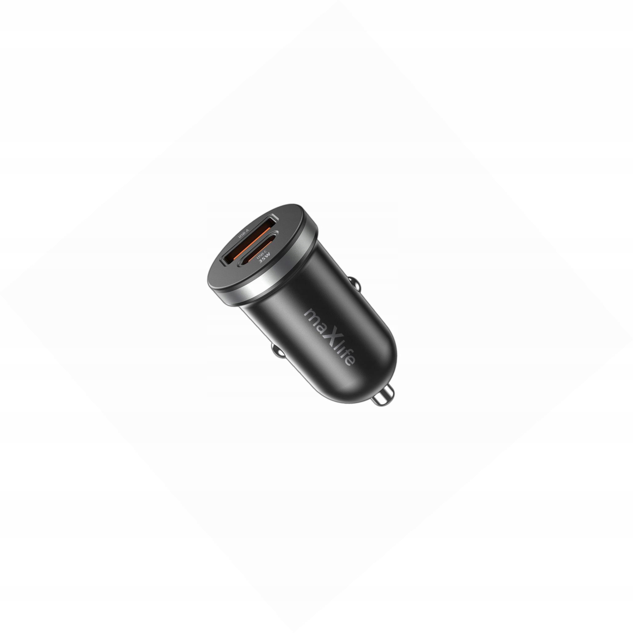 Szybka ładowarka samochodowa 35W 2 wejścia Usb-a Usb-c do iPhone 14 Plus