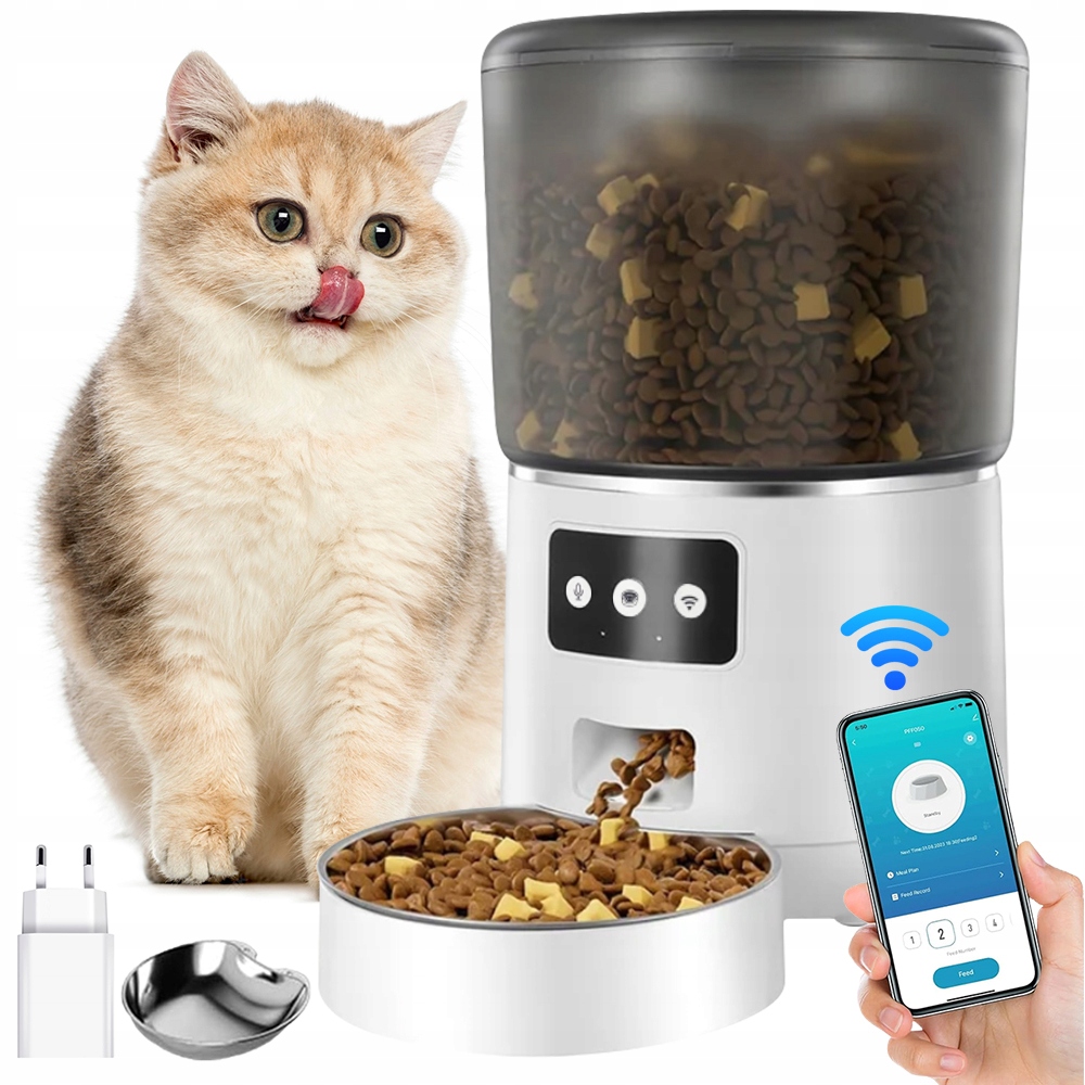 Levně Automatické Krmítko Pro Psy, Přesná Kontrola Stravy, Stabilní