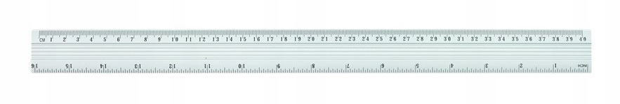 LINIJKA 40 cm ALUMINIOWA GRAND metalowa