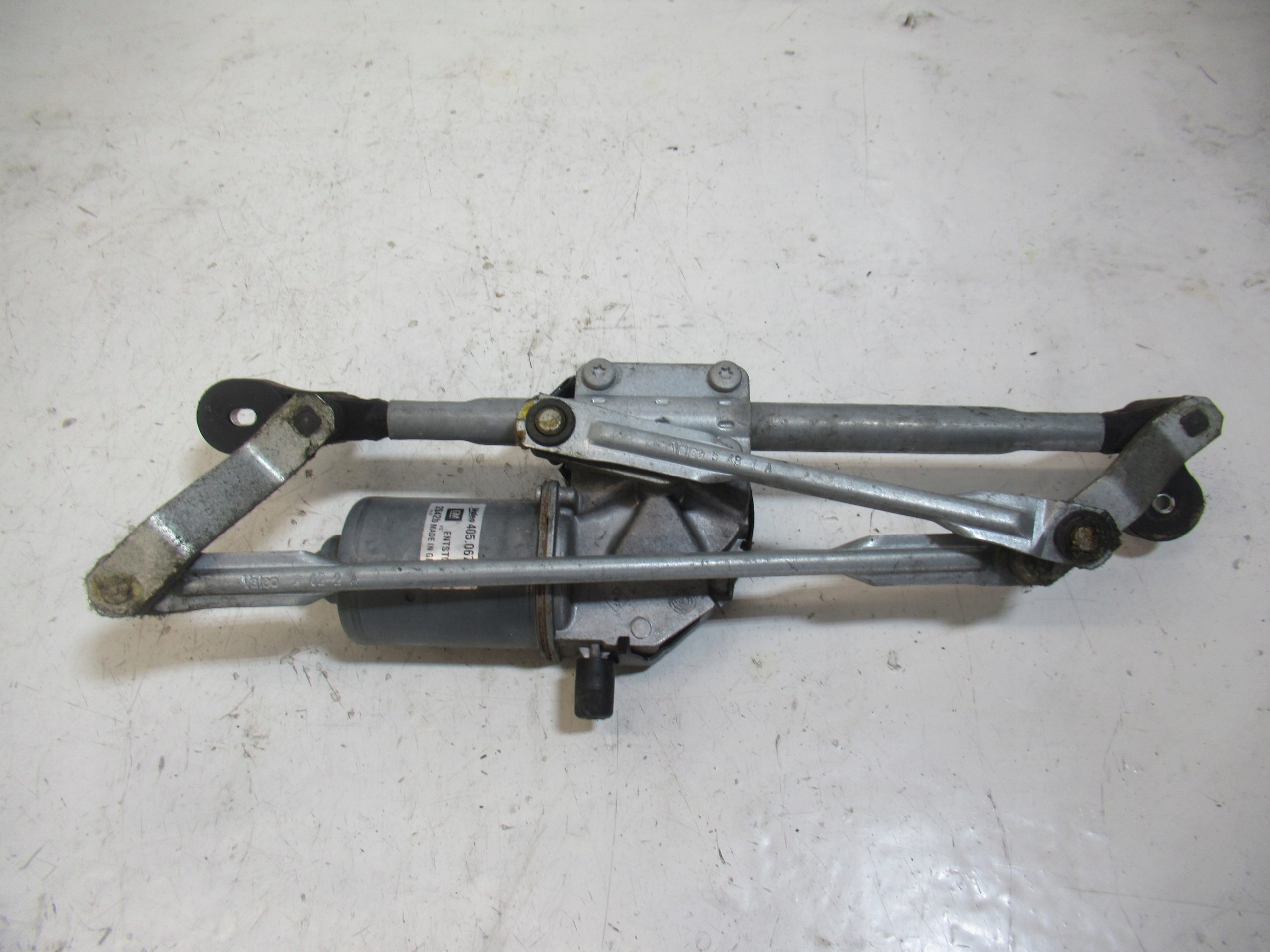 wiper mechanism front OPEL CORSA D 13182340